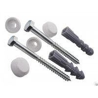 Крепление унитаза к полу D6*80 комплект саморезы 013-0384