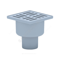 Трап нерег верт/вып гидро/затв Дн50 пласт/реш 100*100мм АНИ пласт TQ5204 004-0221