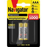 Аккумулятор AAA/HR03 NHR-1000-HR03-BP2 Navigator 94462/ 157837