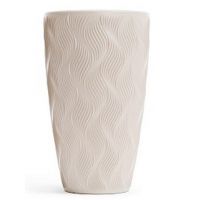 Кашпо Флэйм 42л со вставкой 251х243мм Светло-бежевый М8887