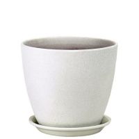 Горшок Бутон винил бел. 15см  410026/ВН 02/2