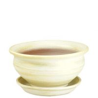 Горшок Кантри фиалочница бел/зол.19см 32-106 (под.3-06)