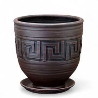 Горшок МЕАНДР коба венге 26см  12-204  741595
