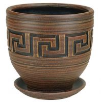 Горшок МЕАНДР коба шок. 20см  12-105