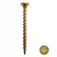 Саморезы Потай по дереву желтые 4,0*60