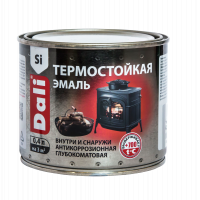 Эмаль DALI термостойкая 0,4л черная