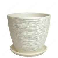 Горшок КРОКУС гнездо белый 21см