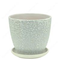 Горшок КРОКУС маджента белый 15см