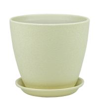 Горшок Бутон винил беж. 18см  409990/ВН 01/3