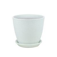 Горшок Бутон винил бел. 18см  410033/ВН 02/3