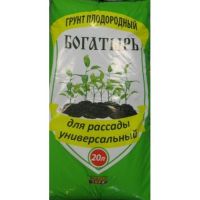 Грунт Богатырь для рассады универсальный 20л  Лама Торф 272-4