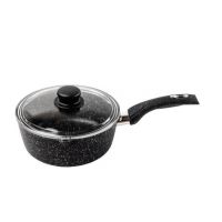 Ковш 1,5л алюминий, антипригарн, бакелитовая ручка, индукция, Горница, Гранит, Икш1811аг