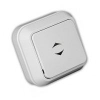 МАКЕЛ Выкл.1кл. о/п белый проход