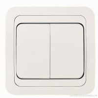 МИМОЗА Выкл.2кл.белый