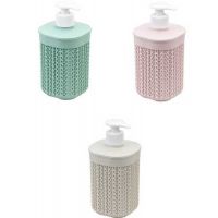 Диспенсер  для мыла ВЯЗАНИЕ 0,5л в ассорт. М2239