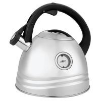 Чайник нерж 2,7 л  с окном, со свистком ALPENKOK AK-535