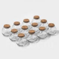 Набор для специй 12 шт с пробковой крышкой "Парфе" 120 мл,    9493378