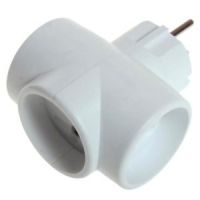 Тройник 3Т6 белый универ. ТОКЕР