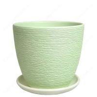 Горшок КРОКУС гнездо зеленый 18см