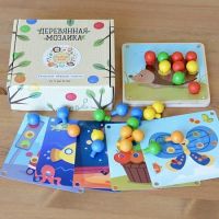 Игра Мозаика деревянная ИЗУЧАЕМ ЦВЕТА