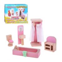 Набор мебели для кукол Ванная комната