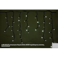 Гирлянда светод. А-020 WT 140LED 3*0.6м Бахрома черный провод влагозащ. морозостойк