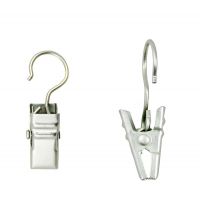 Зажим хром глянец 1шт