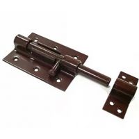 Засов дверной ЗД-100 бронза антик  1238