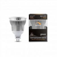 Лампа Gauss LED MR16 8W GU5.3  2700K EB101105108
