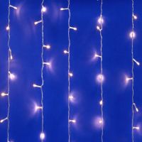 Гирлянда светод."Занавес" 1,5*1,5м 100св. провод прозрач ULD-C1515-100/DTA WARM WH IP20  UL-00010910