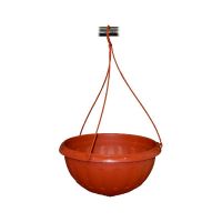 Горшок-кашпо ДЖУЛИЯ 8л подвесной коричневый  М1609