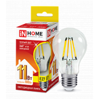 Лампа LED A60-deco 11Вт 230В Е27 3000К 990Лм IN HOME  6121