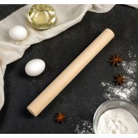 Скалка прямая береза 40*3,5см  523-320