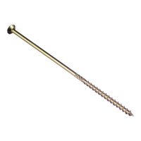 Саморезы Потай по дереву желтые 6*200