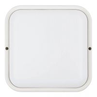 Светильник светодиод влагозащ. Квадрат. Белый свет 4000K 190*190*3мм ULW-Q229 корпус белый/ 13192