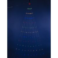 Гирлянда светодиод. Лучи росы 2м 10нит. 200св. ULD-E0200-200/STA MULTI IP44  UL-00007284