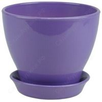 Горшок КСЕНИЯ глянец сиреневый 1,5л