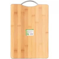 Доска разделочная бамбуковая 34*24см c ручкой  H-1080М