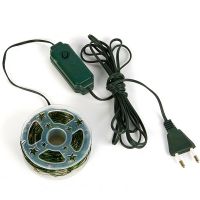 Гирлянда светодиод. 50м Роса 500 свет-в Провод зеленый ULD-S5000-500/DGA WHITE IP20/12085  12085