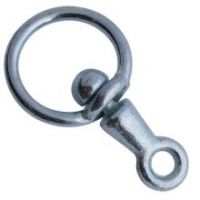 Кольцо с вертлюгом 4мм