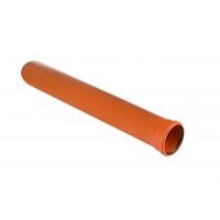 Труба Дн110х3,2 3,0м коричневая