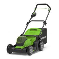 Газонокосилка аккумуляторная Greenworks Арт.2512607, 2*24V, 41 см