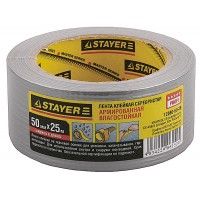 Лента STAYER универс.армир.48мм*25м серебристая  12080-50-25