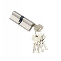 Механизм цилиндровый MSM N80 (мат.никель) ключ-ключ