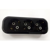 Колодка 3гн.с/з черная МАКЕЛ MGP 2131