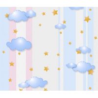 Обои бумажные Вираж-2 бел-гол 5700