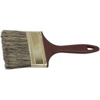 Кисть плоская 100мм ЗУБР АКВА искусств.щетина  4-01013-100