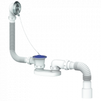 Сифон для ванны или глубокого поддона с переливом Unicorn S12