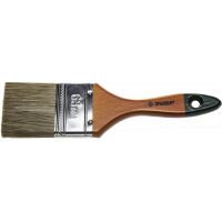 Кисть плоская 63мм ЗУБР Лазурь-Мастер смешанная щетина  4-01009-063