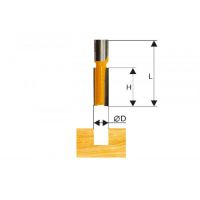 Фреза пазовая прямая ЭНКОР 12х26мм хв.8мм.  46024/9229